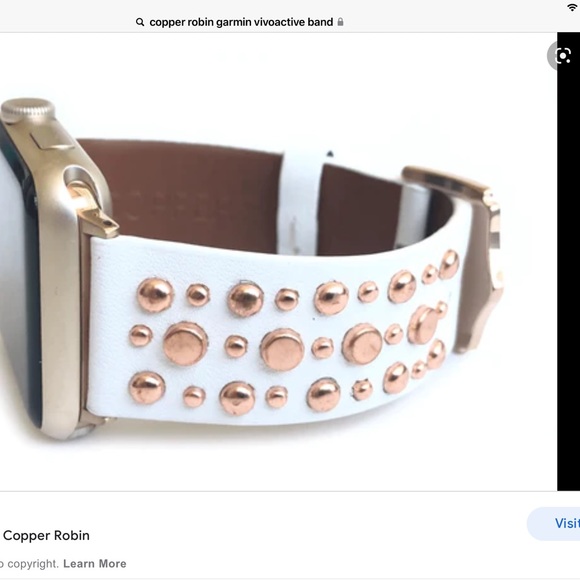 Copper Robin Watch Band for Garmin Vivoactive 3 - Picture 2 of 2